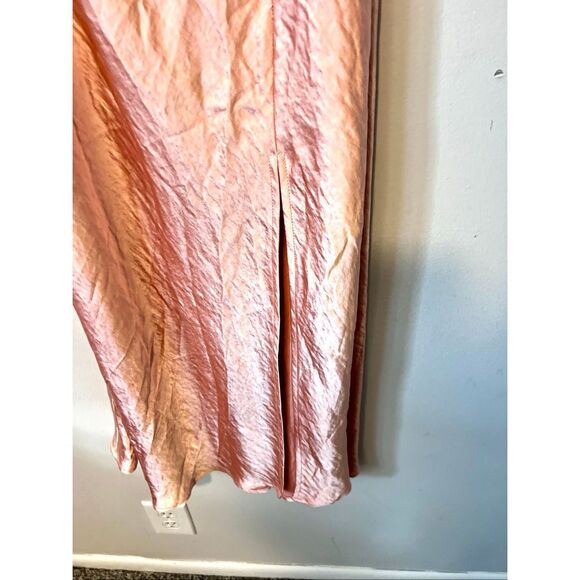 NWT Selfie Leslie Peach Halter Twist Top Waist Dress - Picture 5 of 8